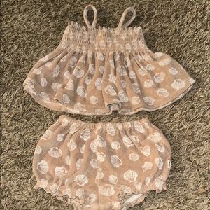 Organic Cotton Seashell set